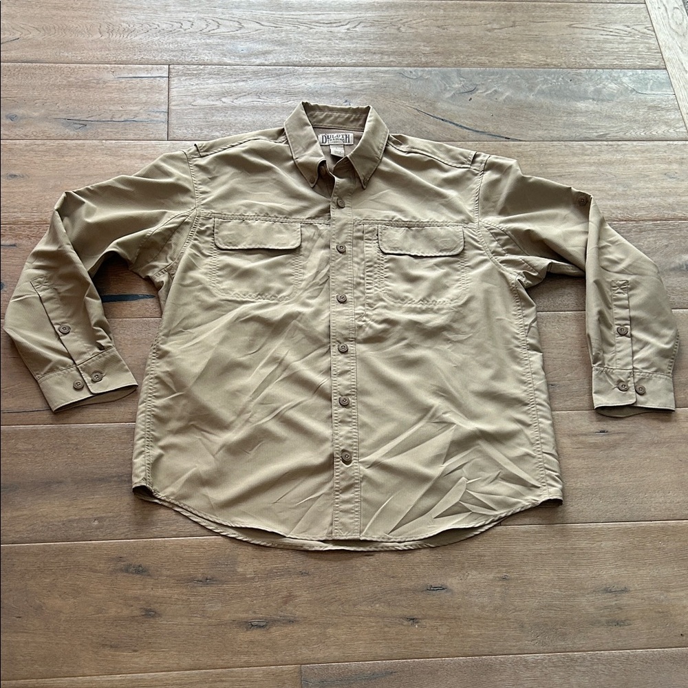 Cabela's Tan Performance Button Down Shirt - image 1